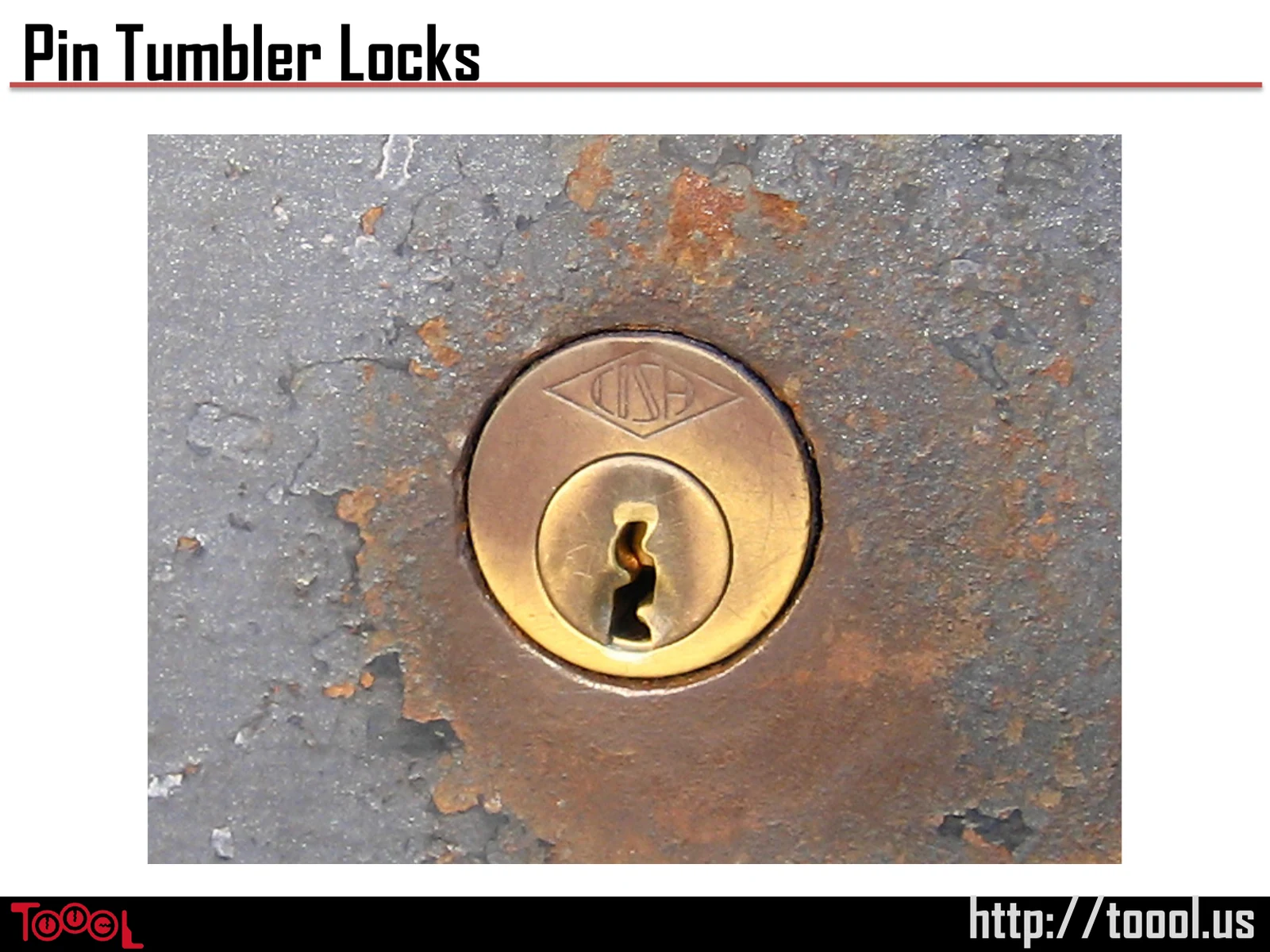 Slide 12: Pin Tumbler Locks