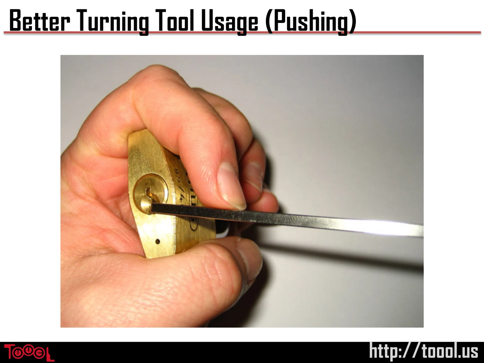 Slide 37: Better Turning Tool Usage (Pushing)