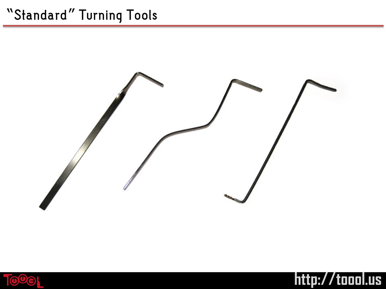 Slide 65: “Standard” Turning Tools