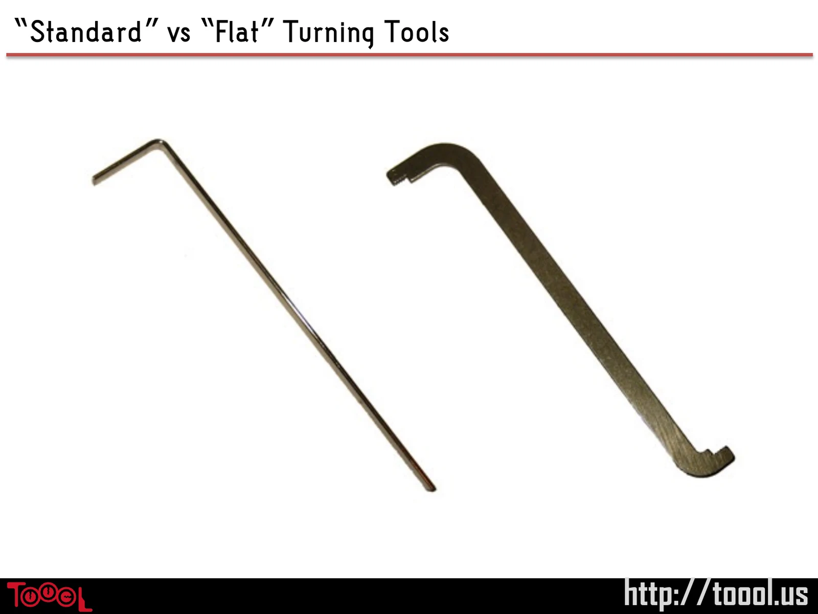 Slide 69: “Standard” vs “Flat” Turning Tools