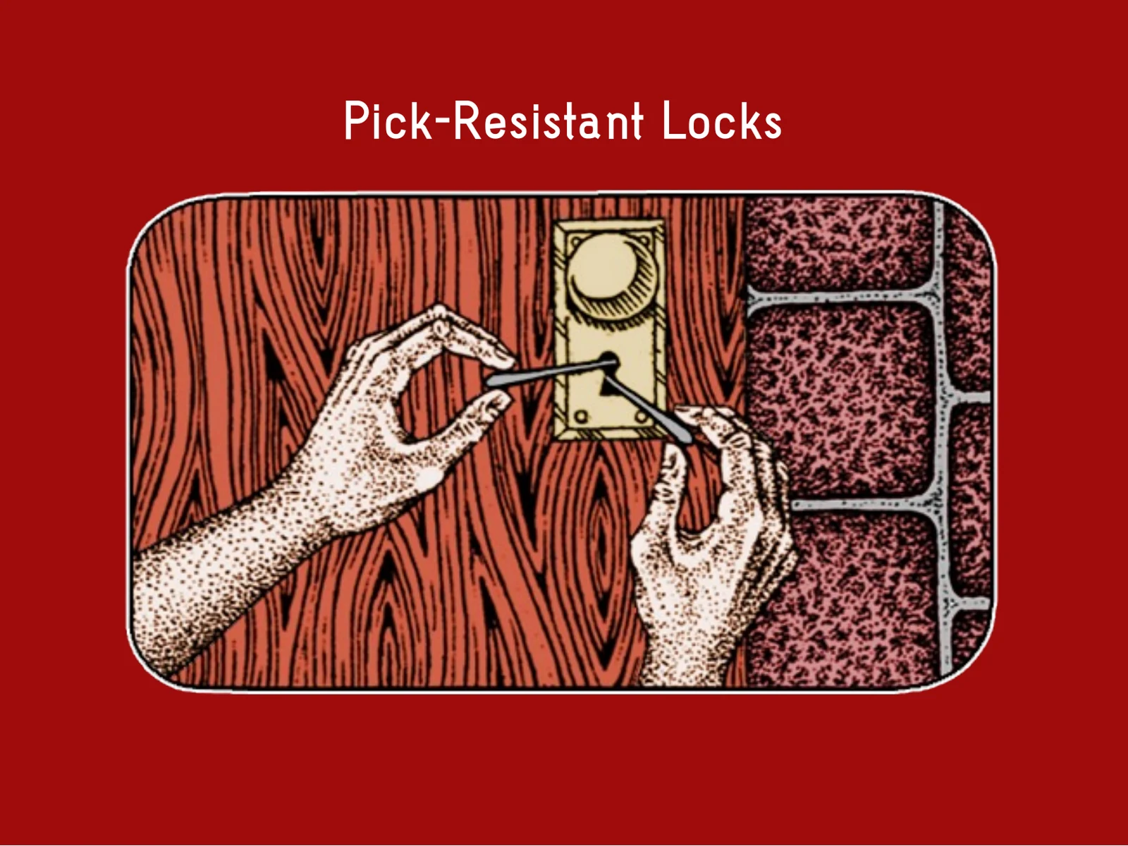 Slide 85: Pick-Resistant Locks