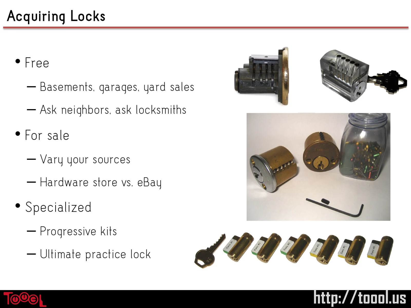 Slide 106: Acquiring Locks